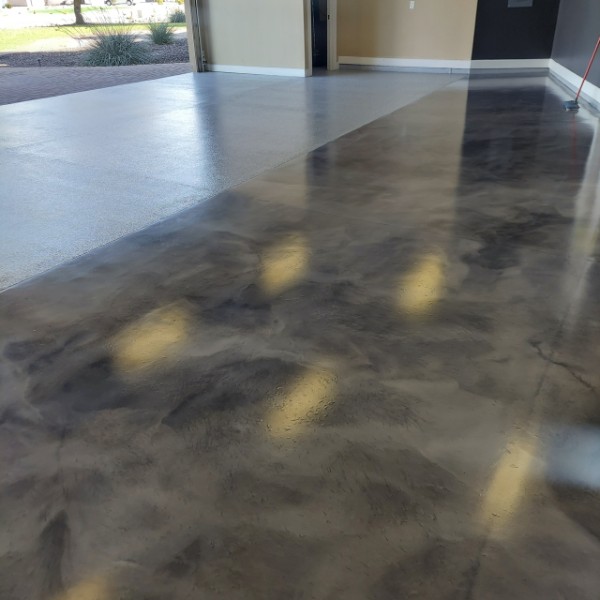 Metallic epoxy floor Arizona